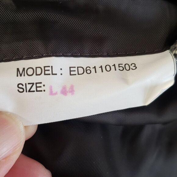 Savile Row Sport Coat Mens 44L Wool Tweed Herringbone Black White Blazer Jacket - Picture 5 of 7